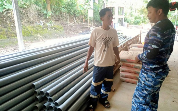 Koordinasi perihal kualitas material TMMD 