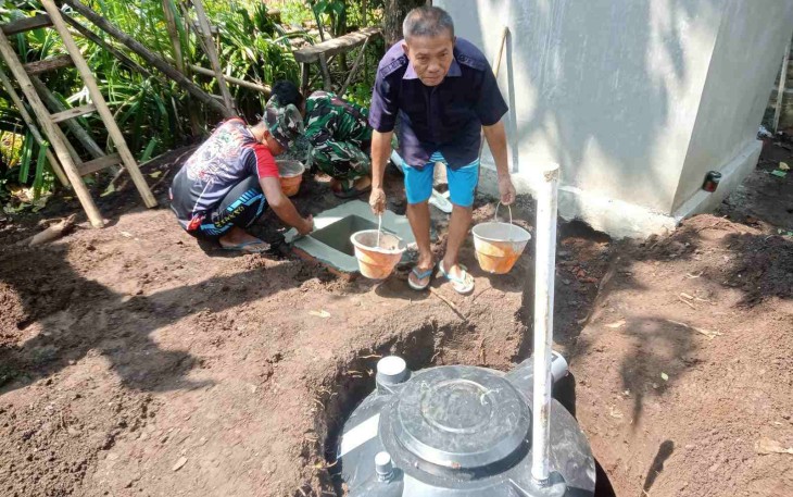 Bangun sanitasi untuk warga Dusun Ledok