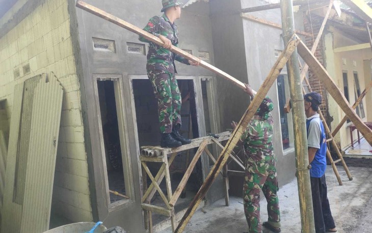 Sasaran fisik renovasi RTLH di Desa Brabe