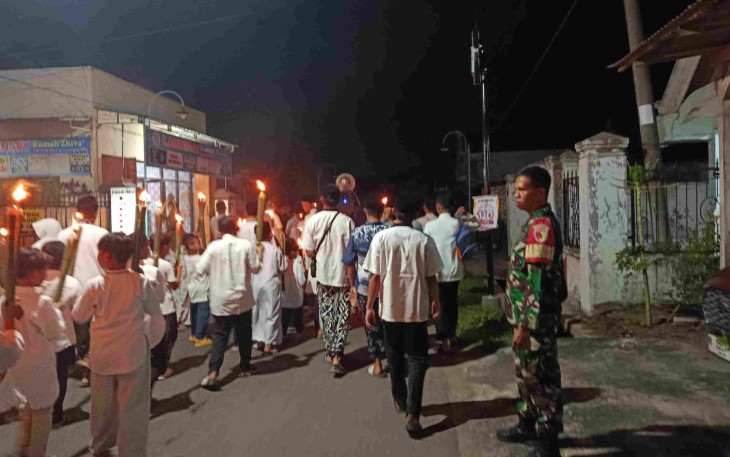 Takbiran Idul Adha di wilayah desa binaan