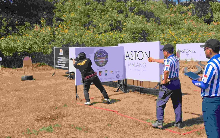 Hari Seant dalam latber MSC dan tembak reaksi IPSC di Lapangan Bedali, Lawang, Minggu (5/7)