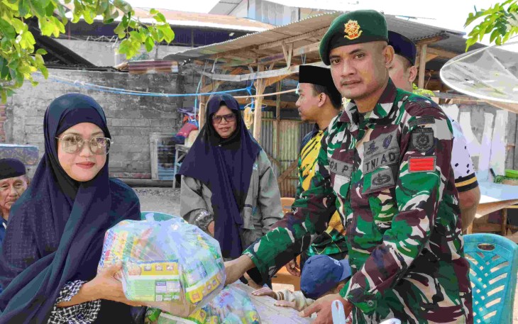 Jumat berkah Yonarmed 12 Kostrad