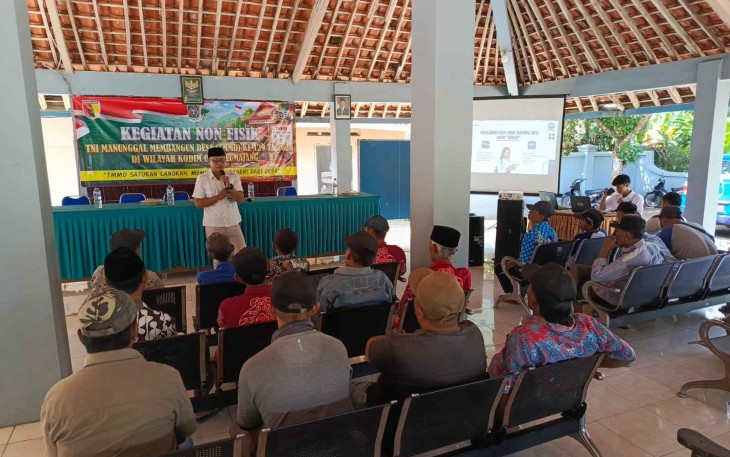 Sosialisasi P4GN di lokasi TMMD Ke-129 Desa Ledok Tempuro