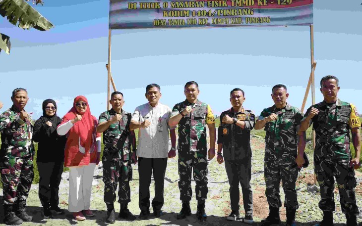 Tim Wasev TMMD Ke-129 Kodim 1404/Pinrang