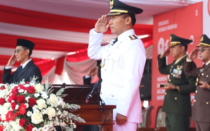 Upacara HUT ke-81 RI di Kabupaten Tulungagung