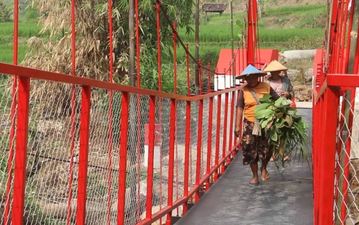 Jembatan garuda di wilayah Kodim 0803/Madiun