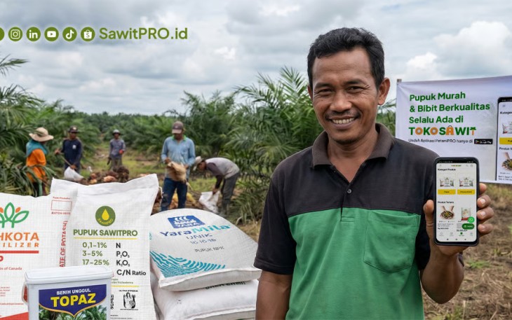 Di Tengah Ketidakpastian Global, SawitPRO Hadir Mempermudah Petani Mendapatkan Pupuk Sawit dan Benih Unggul