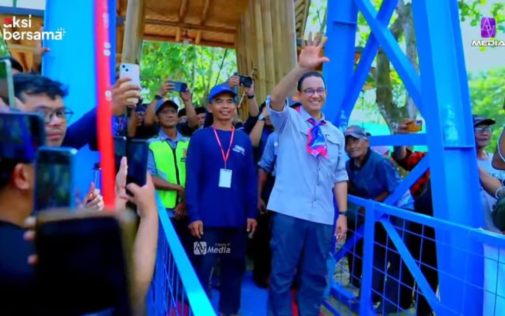 Diresmikan Anies Baswedan, Jembatan Titian Persatuan Dibangun Warga dan Aksi Bersama