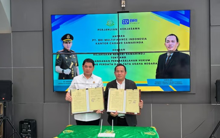 Dukung Penguatan Governance, BRI Finance Resmikan Kerja Sama dengan Kejari Samarinda