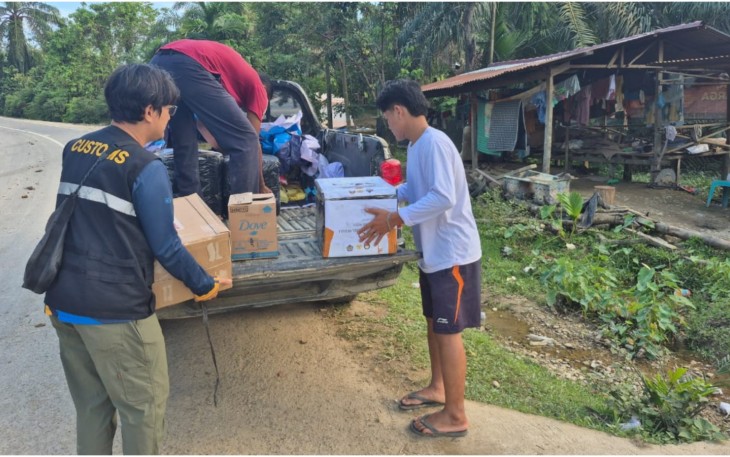Bea Cukai Langsa Salurkan Bantuan untuk Korban Banjir di Aceh Tamiang
