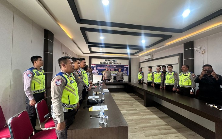 Polres Lingga Laksanakan Latihan Pra Operasi