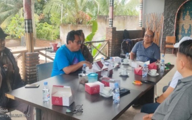 Suasana rapat SMSI jelang HPN 2026 di Cilegon, Banten 