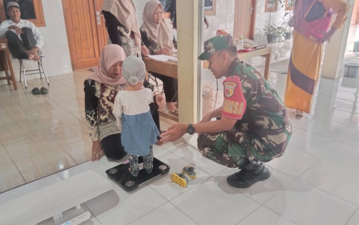 Posyandu balita wilayah desa binaan 