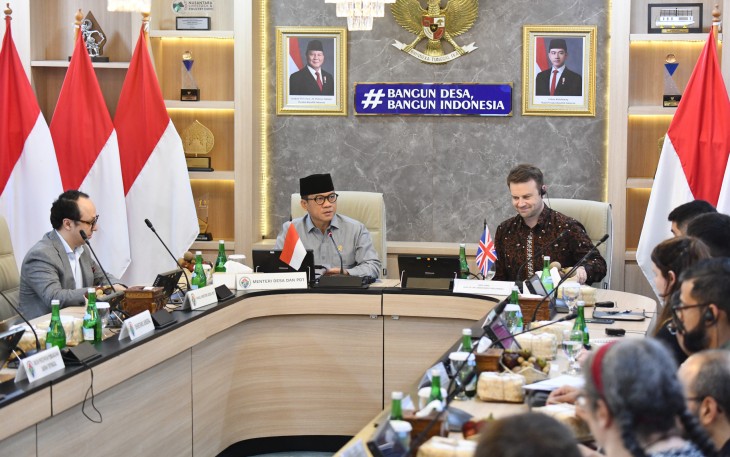 Menteri Desa dan Pembangunan Daerah Tertinggal (Mendes PDT) Yandri Susanto, menerima audiensi delegasi 15 CEO