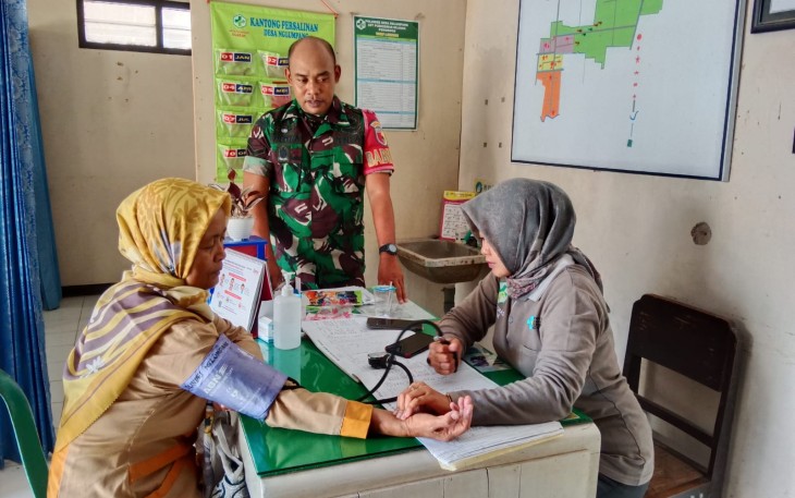 Kegiatan posyandu ILP di wilayah desa binaan 