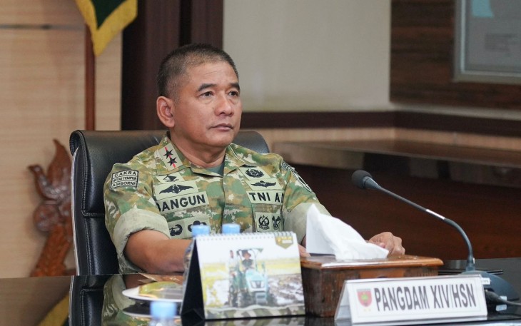 Pangdam XIV Hsn Mayjen TNI Bangun Nawoko
