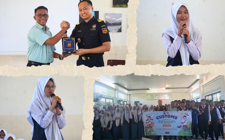 Bea Cukai Meulaboh Edukasi Pelajar Abdya Lewat Program Customs Goes To School