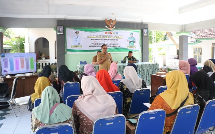 Sasaran non fisik Kodim 0820/Probolinggo dengan pelatihan SPM kader posyandu