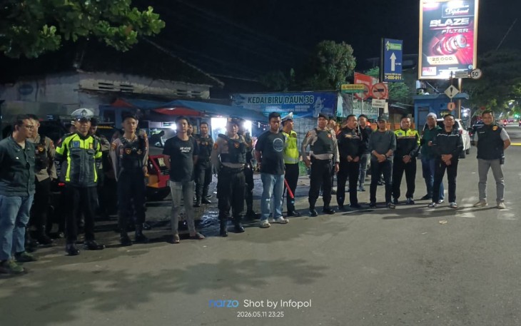 Polres Jember Beri Layanan Pengamanan Latihan Bersama 415 Pesilat Kondusif*