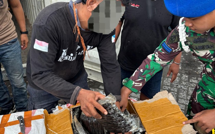 TNI AL dan Bea Cukai Berhasil Gagalkan Penyelundupan Barang Ilegal di Jayapura 