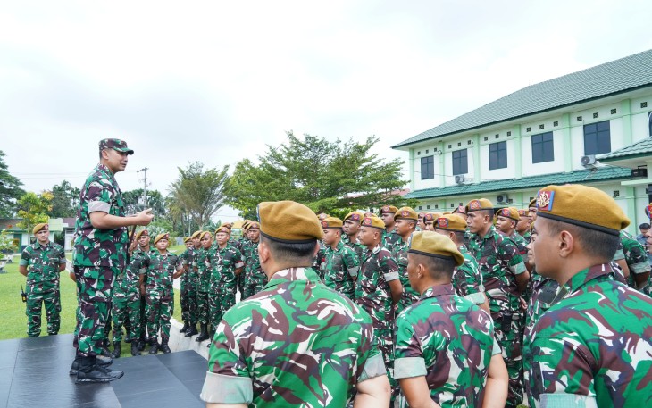 Pangdam I/BB Kunjungi Menarhanud 2/SSM