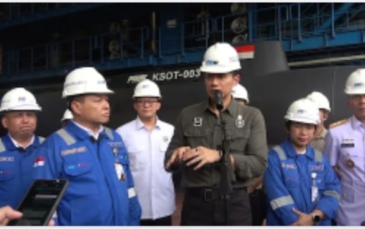 Menko Infrastruktur AHY Tinjau PT PAL Surabaya, Nilai Industri Galangan Kapal Kunci Kedaulatan Maritim*