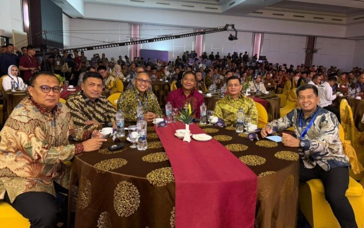 Pangdam XIII/Merdeka saat menghadiri kegiatan penghargaan pemerintah daerah berprestasi se-sulawesi yang dilaksanakan di Kota Kendari
