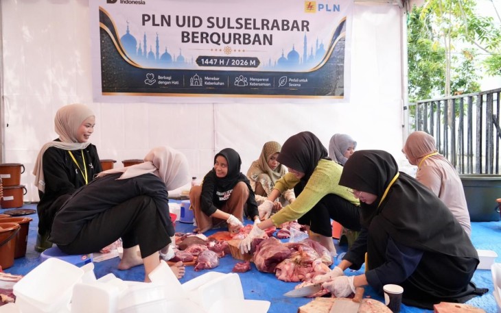 PLN Tebar Semangat Berbagi Idul Adha
