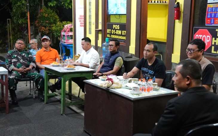 Sambang Poskamling, Kapolresta Malang Kota Serap Aspirasi dan Jaga Kamtibmas Hingga Level RT