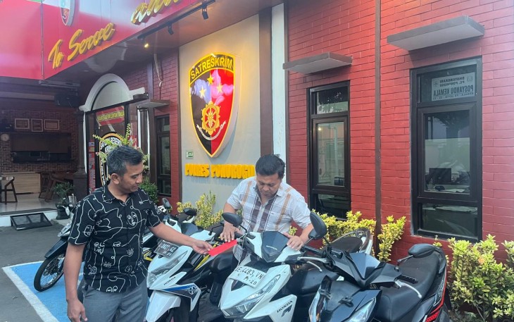 Tim URC Polres Ponorogo Amankan Tersangka Curanmor Lintas Daerah dan 5 Motor Curian