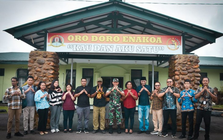 Dandim 1710/Mimika Terima Audiensi Ketua KPU Mimika, Pererat Silaturahmi dan Tingkatkan Sinergitas