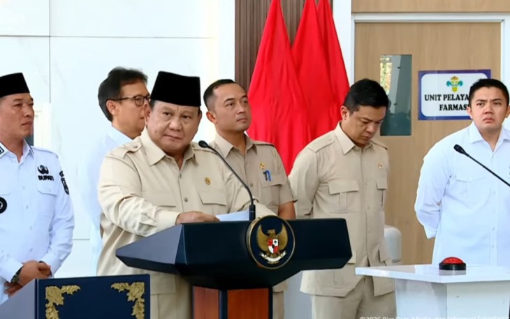 Presiden Prabowo Subianto Resmikan Rumah Sakit KH Muhammad Thohir di Krui 