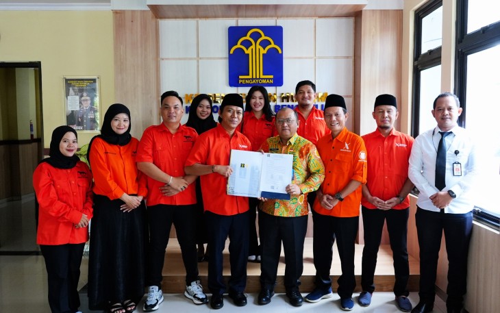 Partai Gerakan Rakyat Provinsi Bengkulu Terima SKT dari Kanwil Kemenkum Bengkulu 