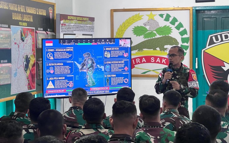 Yonarmed 12 Kostrad Gelar Jam Komandan, tetap fokus dan tingkatkan profesionalitas Prajurit Satgas Pamtas