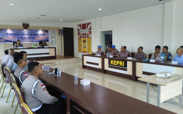 Divpropam Polri Gelar Supervisi di Polres Bintan
