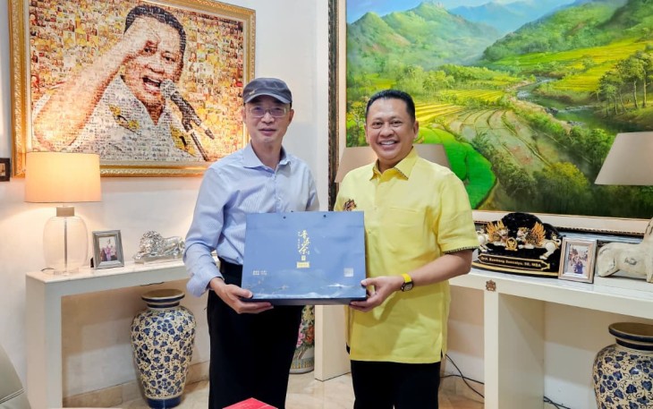 Bamsoet saat menerima Chairman Yunkang Group China Zhang Yong di Jakarta, Senin (23/6/26)