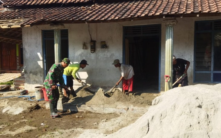 Ada Semangat Gotong Royong Babinsa dan Warga yang Tak Pernah Luntur