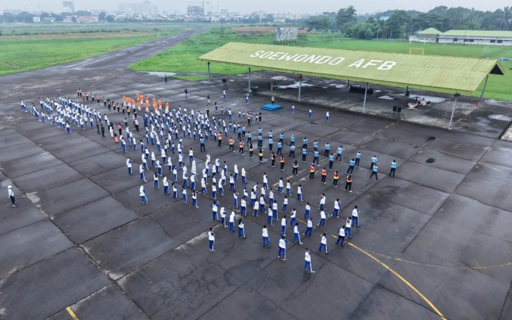 Lanud Soewondo Gelar Senam Bersama Semarakkan HUT Yasarini ke-38 Tahun 2026