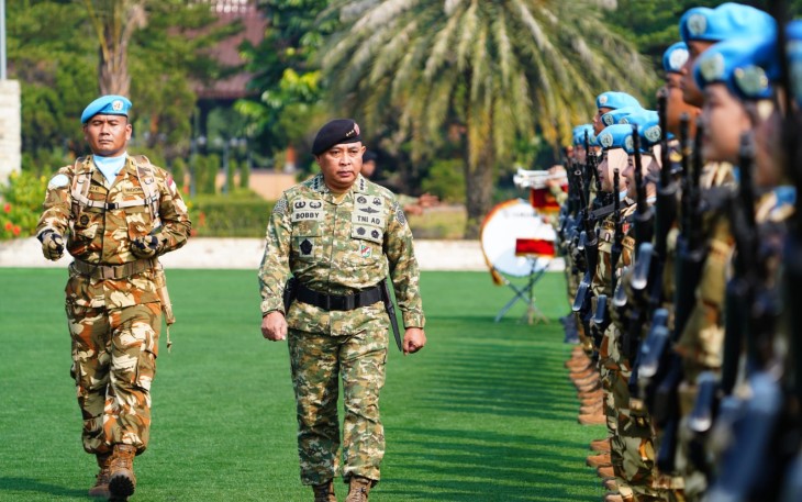 Asisten Operasi (Asops) Panglima TNI Letjen TNI Bobby Rinal Makmun, kegiatan bertempat di lapangan Prima, Mabes TNI, Jakarta Timur, Jumat (17/07/2026)