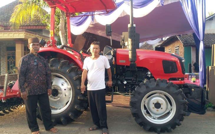 Ketua gapoktan Muliono dan Penasehat Gapoktan Muhtaron