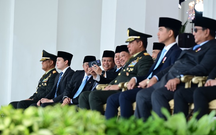 Menteri Dalam Negeri (Mendagri) Muhammad Tito Karnavian menghadiri Upacara Prasetya Perwira (Praspa) Tentara Nasional Indonesia (TNI) dan Kepolisian Negara Republik Indonesia (Polri) Tahun 2026 