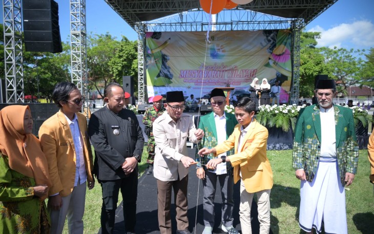 Pembukaan Musywil PW IPM Jawa Tengah, di Alun-alun Karanganyar pada Kamis (23/7/2026)