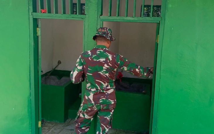 Penampakan rehab MCK di Kampung Sesor