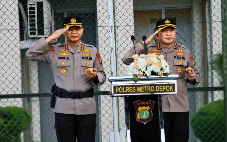 Sertijab Kapolres Metro Depok