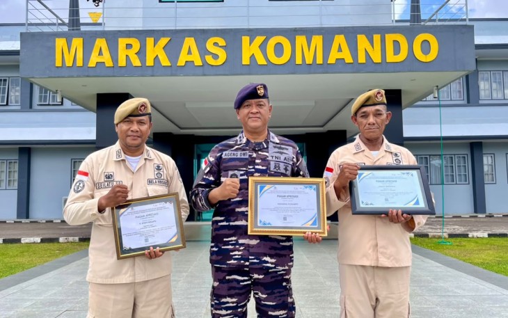 Sabet Capaian 100% Tepat Waktu Rekonsiliasi SAKTI-SPAN, Kodaeral IX Raih Penghargaan dari KPPN Ambon