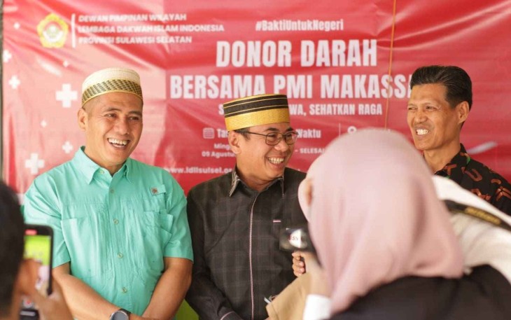 LDII Sulsel Ajak Warga Makassar Donor Darah dan Peduli Sesama