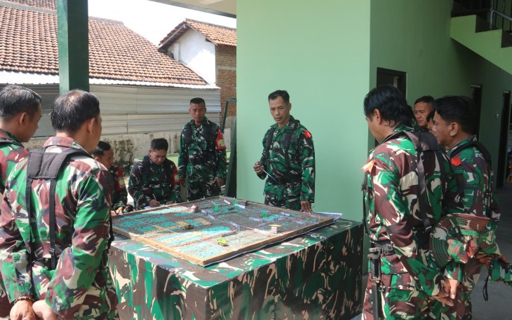 Asah Kepekaan dan Kesiapsiagaan, Kodim 0803/Madiun Gelar Latihan Taktis Unit Intel