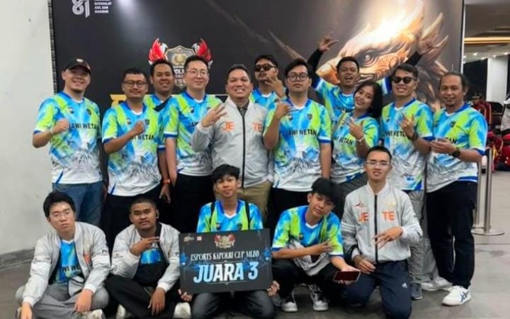 Tim Esport Mobile Legends: Bang Bang (MLBB) Polda Jawa Timur berhasil meraih Juara III dalam ajang MLBB Esport Kapolri Cup 2026