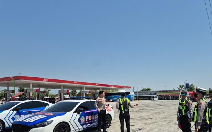 Polres Ngawi Siapkan Layanan Pengamanan Overland Lintas Negara di Rest Area Tol 575A