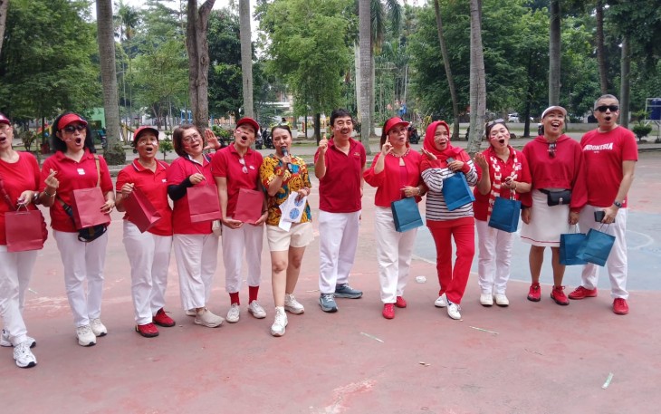 Ketua Pegiat Olahraga Taman Gajah Mada (POR-TGM), Ramses Tampubolon,